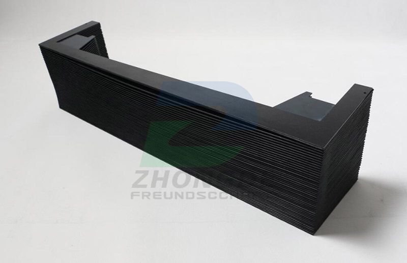 Rectangular Protective Bellows Steel Accordion Protection for Machines