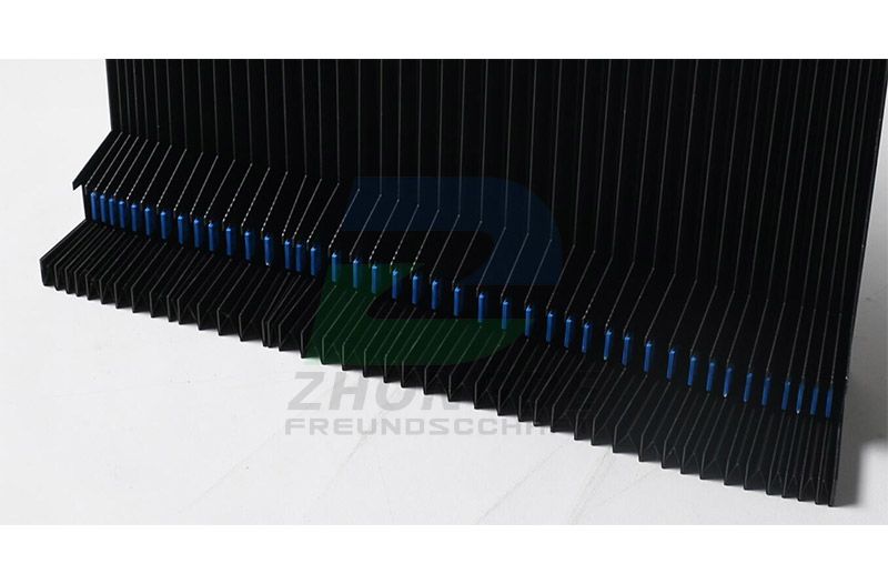Rectangular Protective Bellows Steel Accordion Protection for Machines