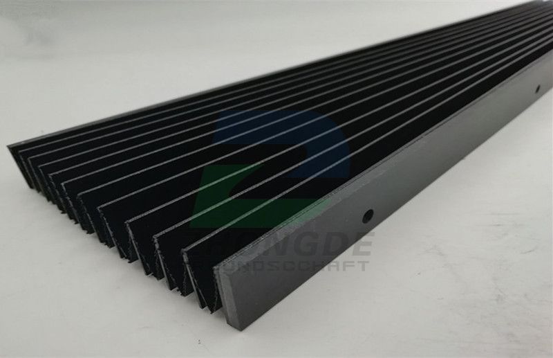 Flat protective bellows