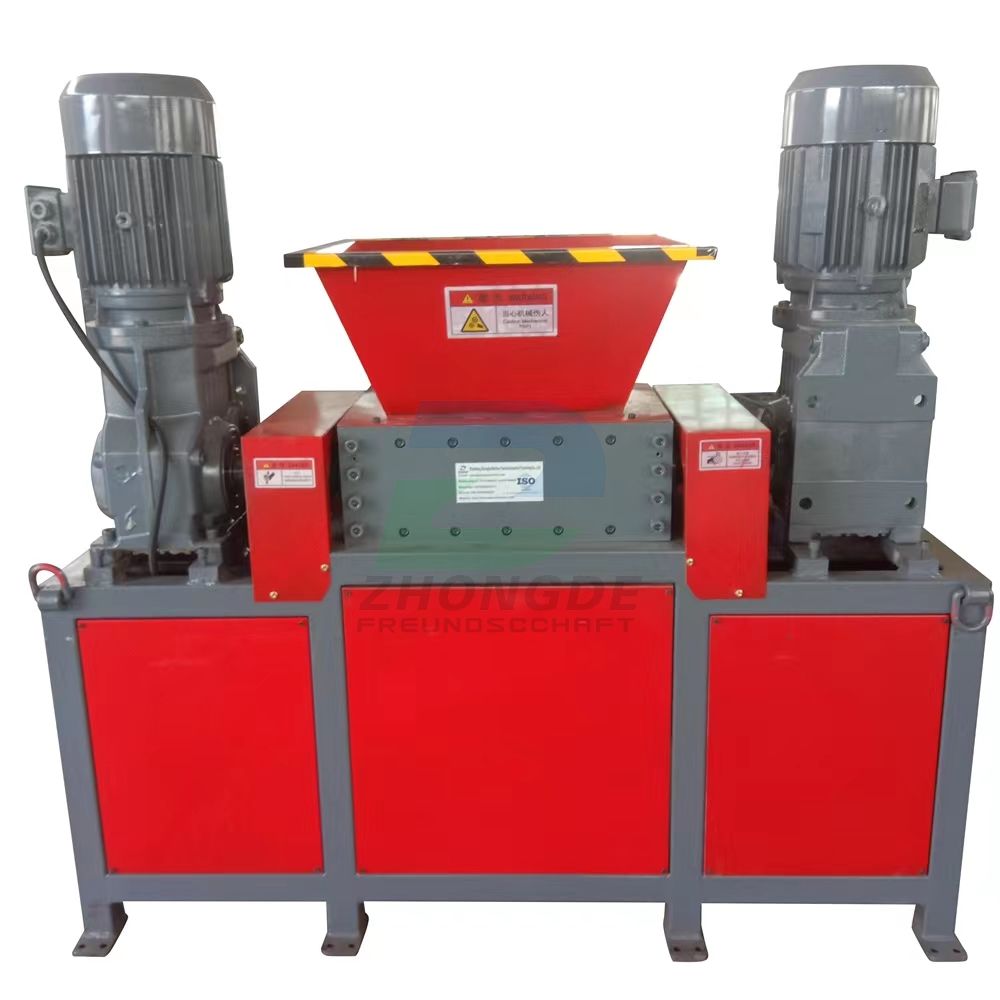 CE high quality double-shaft shredder