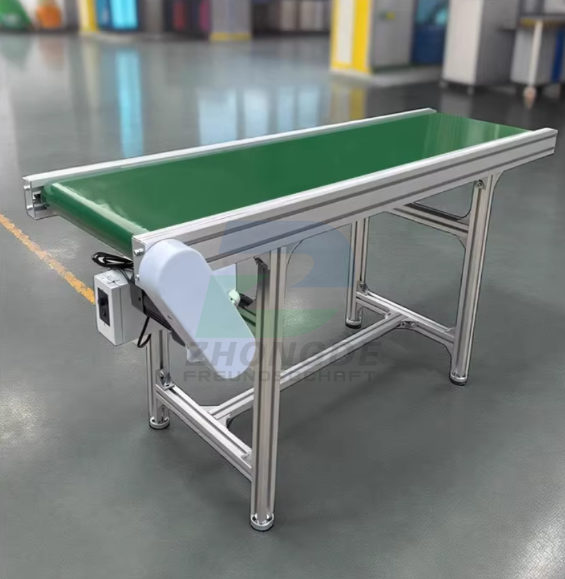 High Efficiency Vertical Loading and Unloading Material Belt Conveyor for Factories