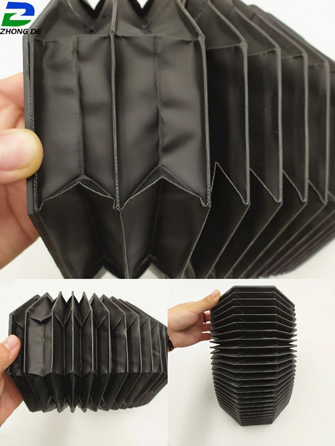 Custom Telescopic Bellows Cover Waterproof Oil Proof Protective Cover