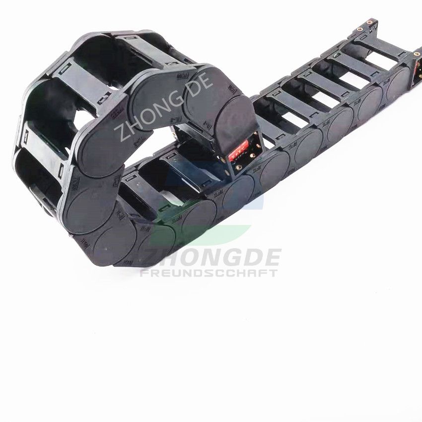 Lightweight Plastic Cable Carrier, Small Equipment Cable Guide Chain, Easy to Install