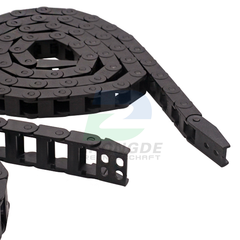 Lightweight Plastic Cable Carrier, Small Equipment Cable Guide Chain, Easy to Install