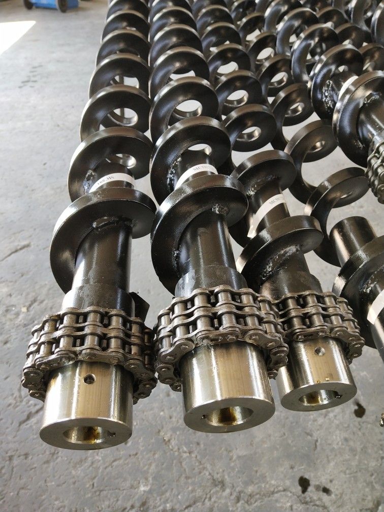 Custom Screw Conveyor / Flexible Auger Feeder for Bulk Material Transport