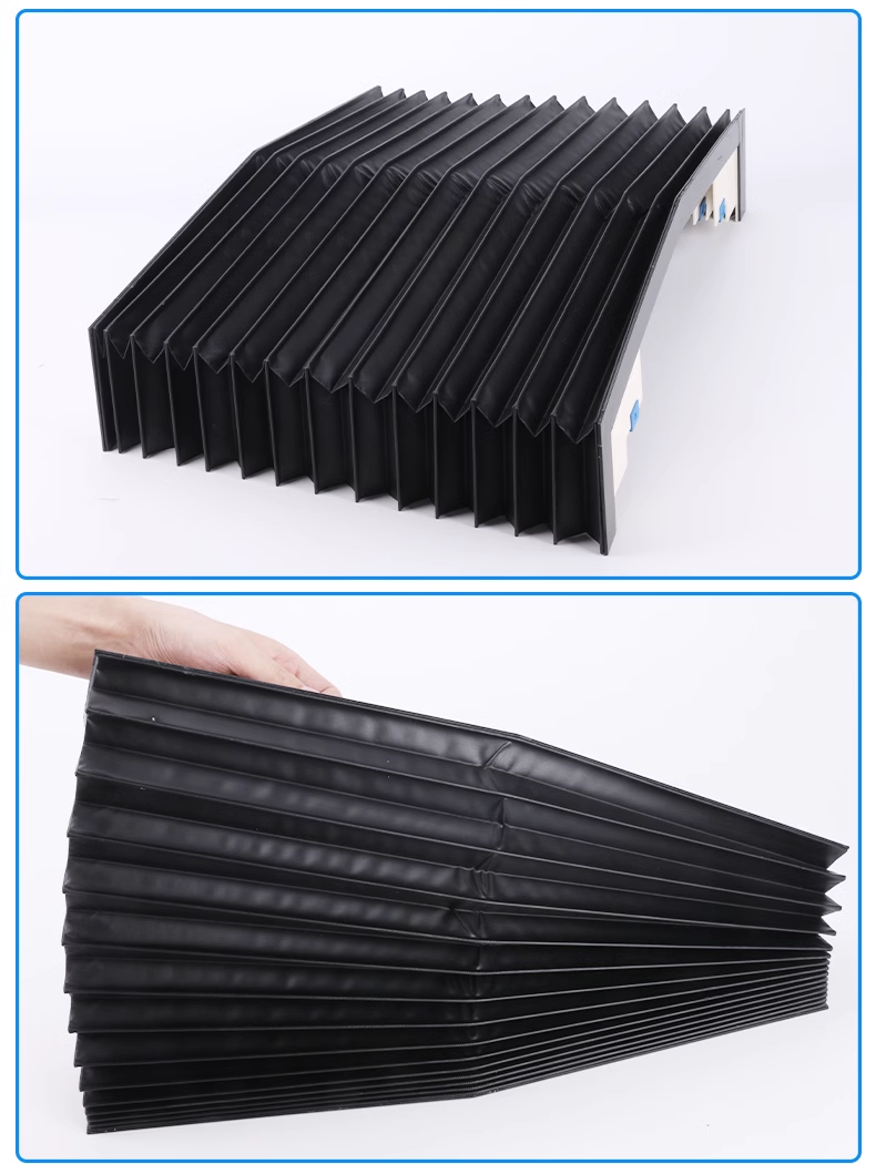 Flexible Accordion Bellows Cover for CNC Machine Rail Protection