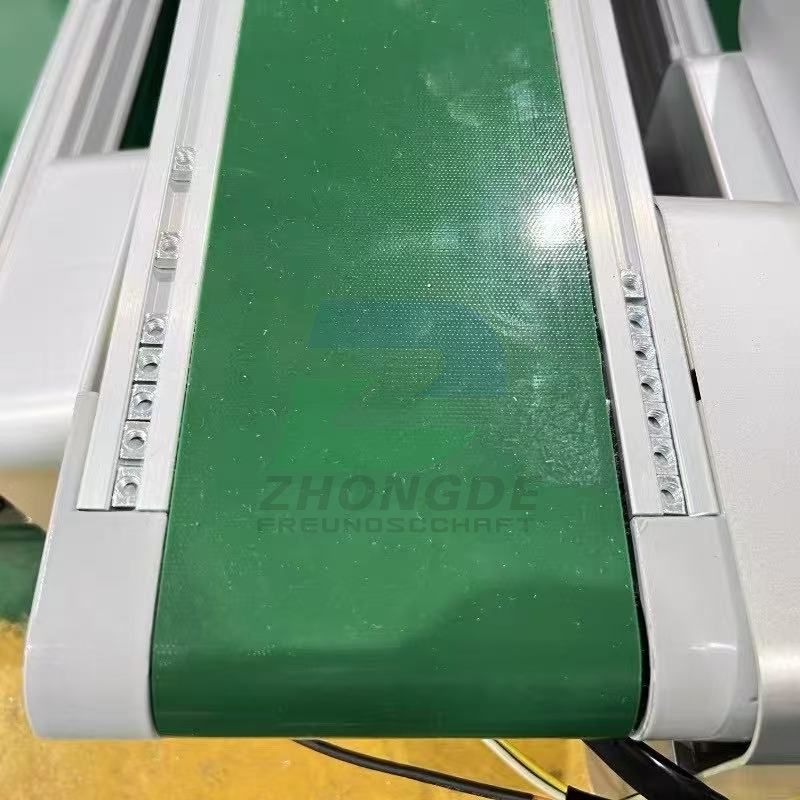 Custom Portable Inclined Belt Conveyor, Mobile Rubber Belt Conveying System for Bulk Material