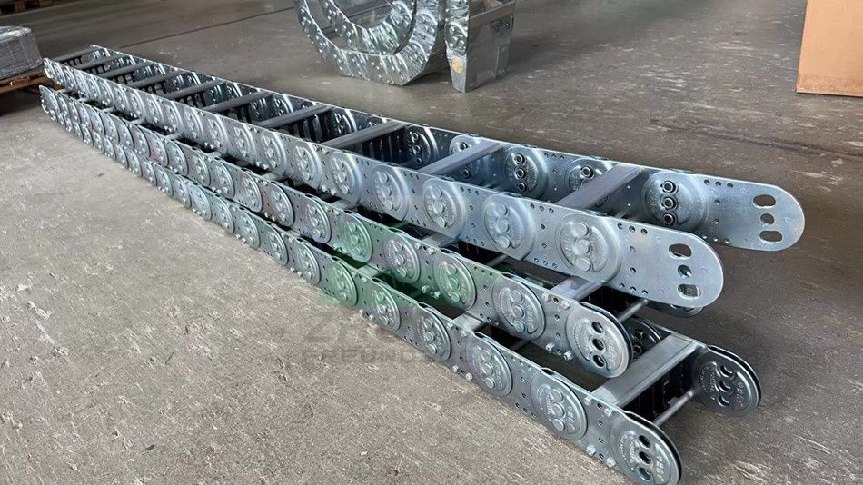 Heavy Duty Steel Cable Drag Chain, Stainless Steel Metal Energy Chain for CNC Machine Tool