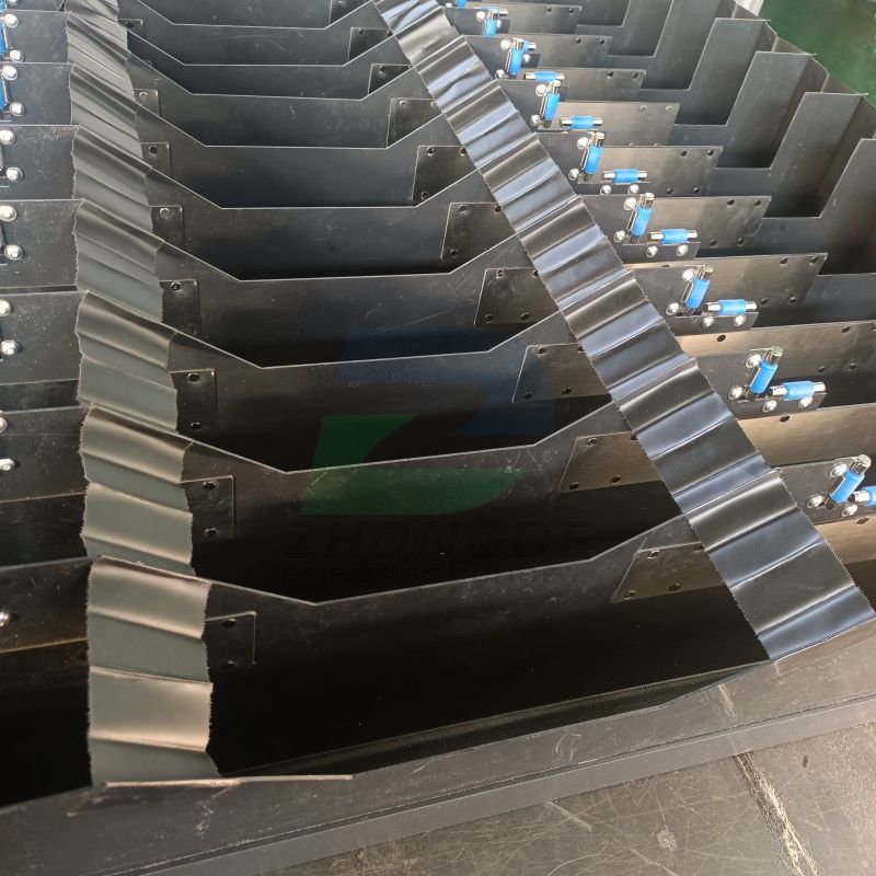 Fireproof Accordion Bellows Cover CNC Laser Cutting Machine Guide Rail Protection