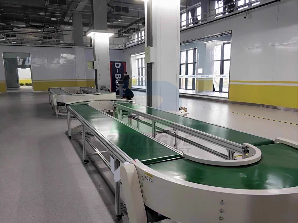 Heavy Duty Belt Conveyor System for Industrial Material Handling