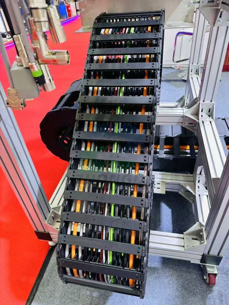 High Speed Nylon Cable Drag Chain Plastic Conduit for Automation Equipment