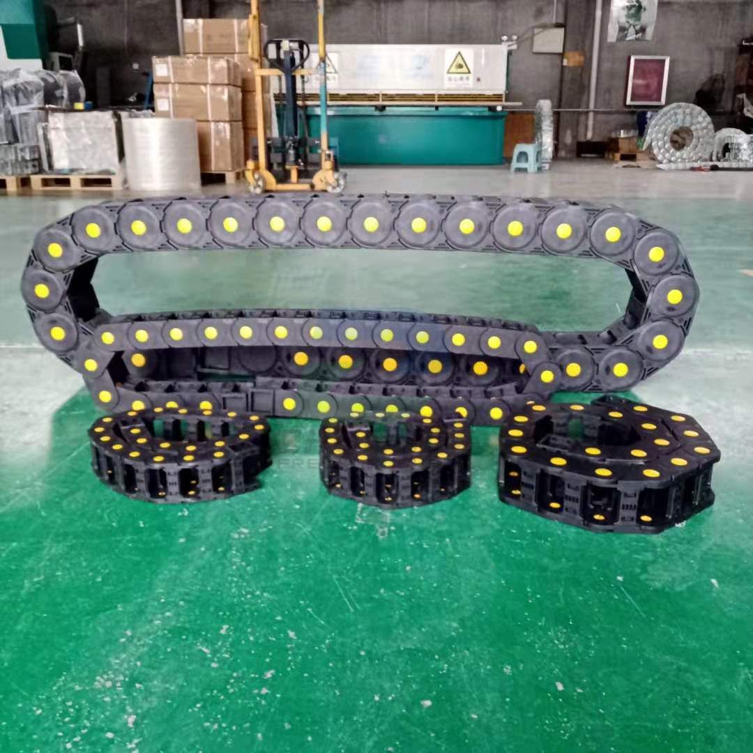 Heavy Duty Plastic Cable Drag Chain with Openable Design for Machinery Protection