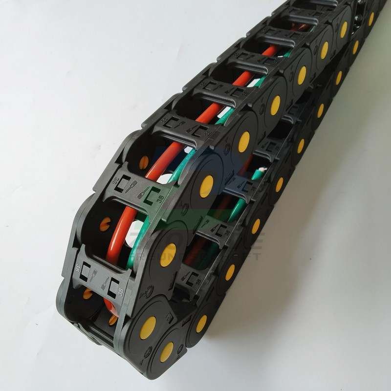 Heavy Duty Plastic Cable Drag Chain with Openable Design for Machinery Protection