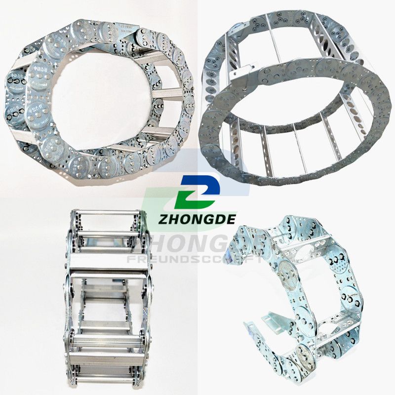 Reinforced Steel Cable Drag Chain for Industrial Machinery