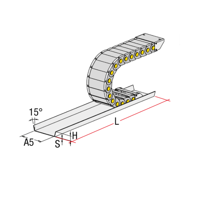 Heavy Duty Steel Cable Drag Chain for Automation Equipment