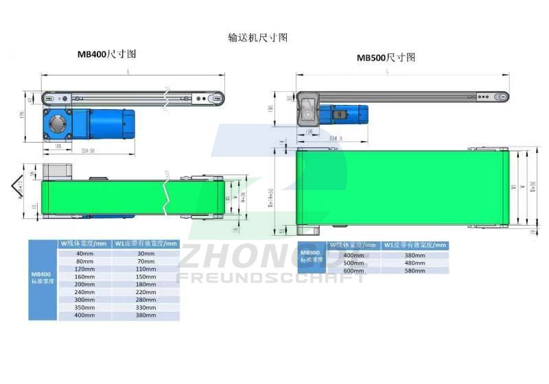 Mini Small Belt Conveyor for Light Industrial Material Handling