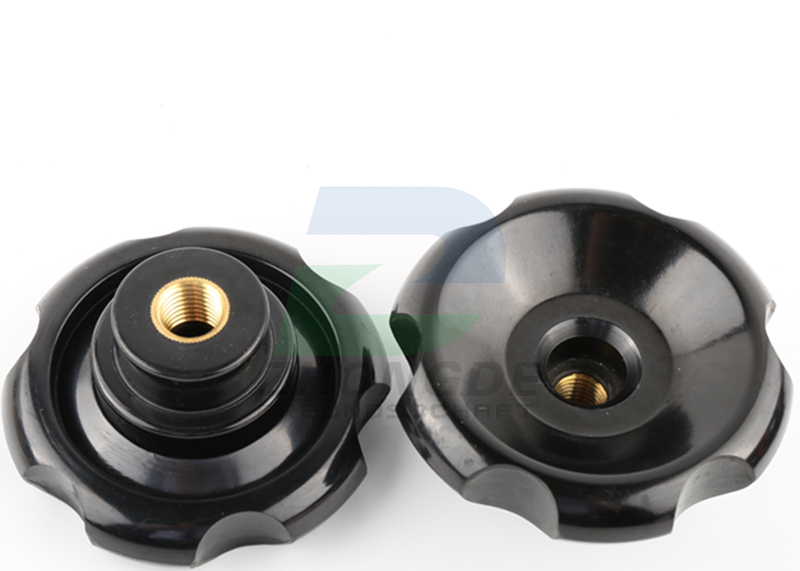 Black Bakelite Hand Wheel with Handle for Lathe Milling Machine