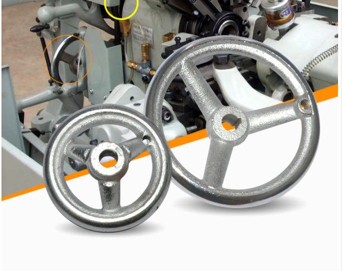 DIN Standard Handwheel with Retractable Foldable Handle for Precision Machinery