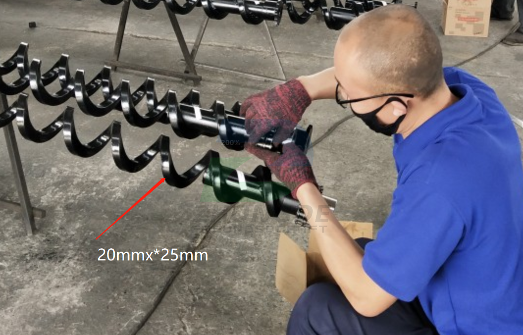 Flexible Shaftless Screw Conveyor for Powder Granule Sludge Transportation