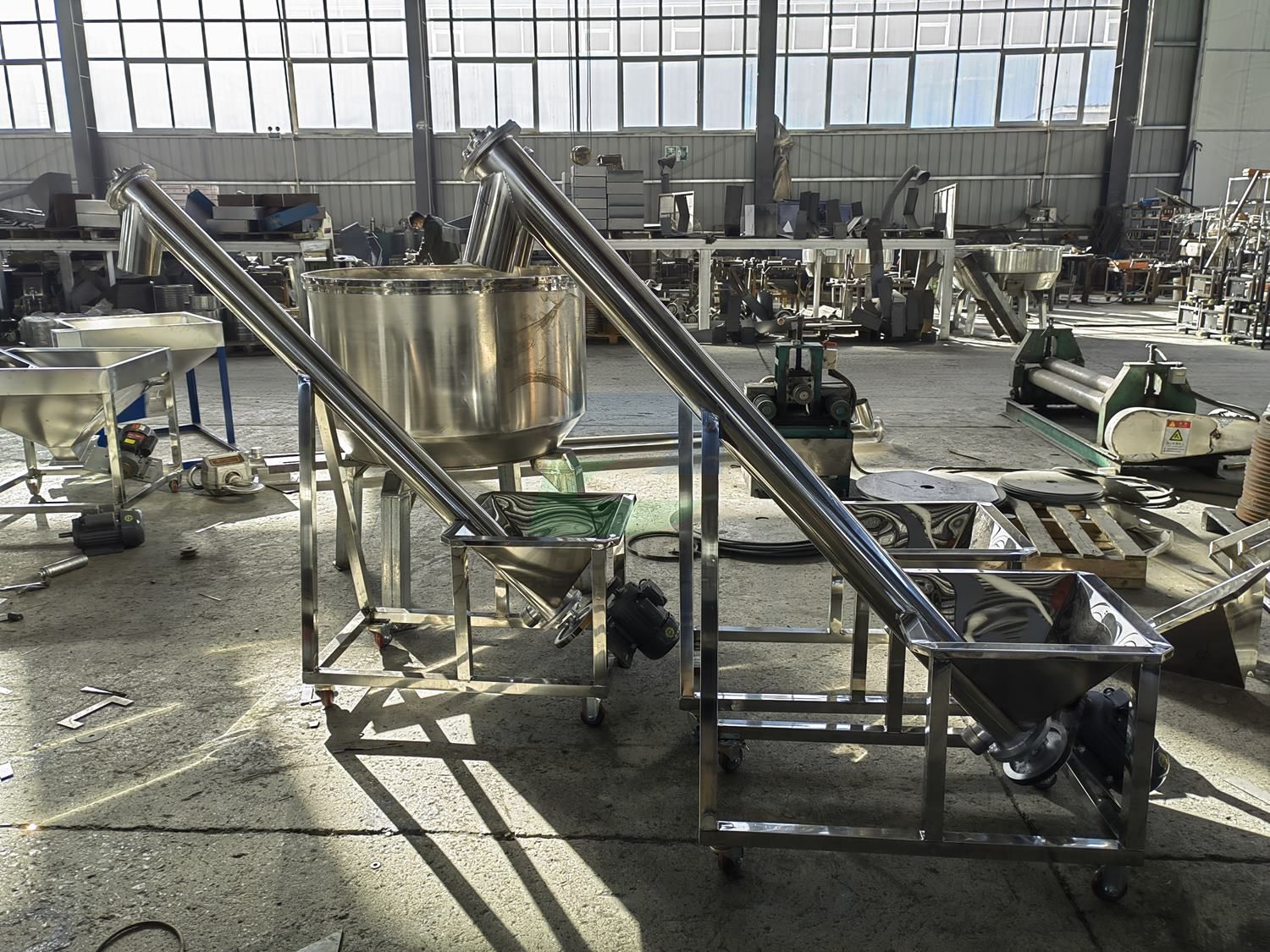 Flexible Shaftless Screw Conveyor for Powder Granule Sludge Transportation