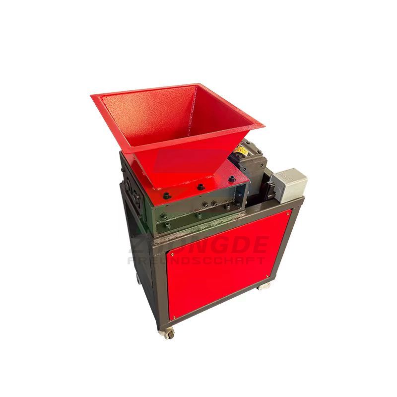 High Efficiency Double Shaft Shredder for Plastic Metal Wood Waste Recycling