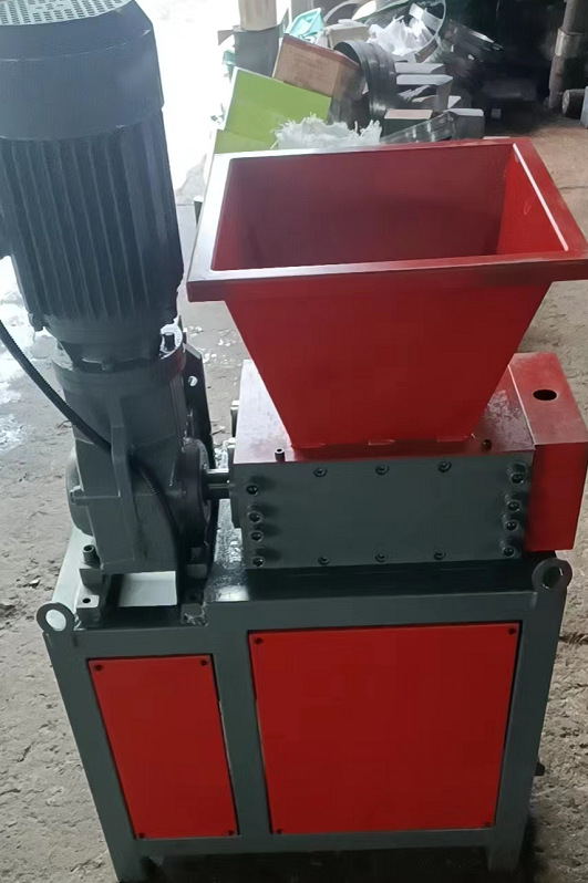 Industrial Single Shaft Shredder for Plastic Film Pipe Bottle Crushing