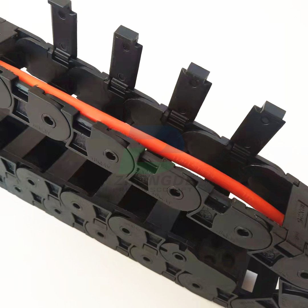 High-speed bridge plastic drag chain, engineering nylon