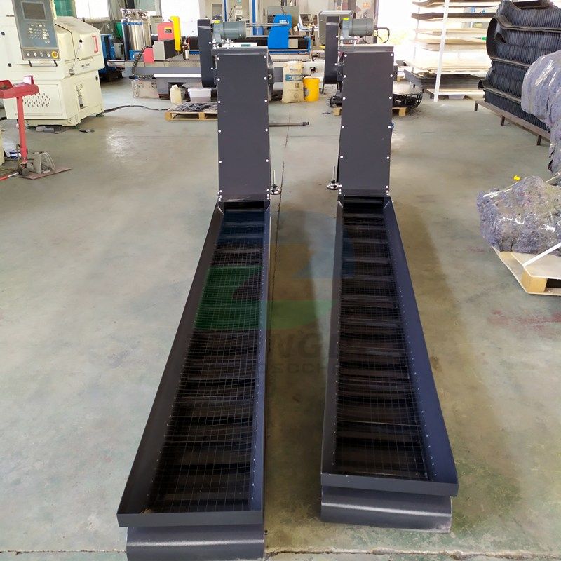 Combined Chip Conveyor, Hinged Belt 