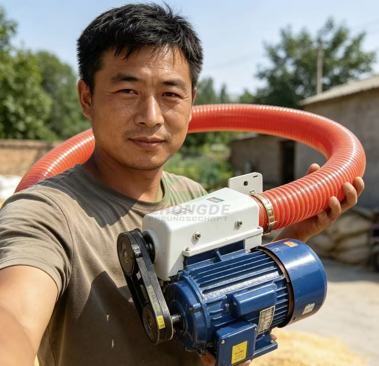 220V Small Grain Suction Machine, Household & Vehicle-mounted Grain Extractor, Particle Feeding & Suction Machine