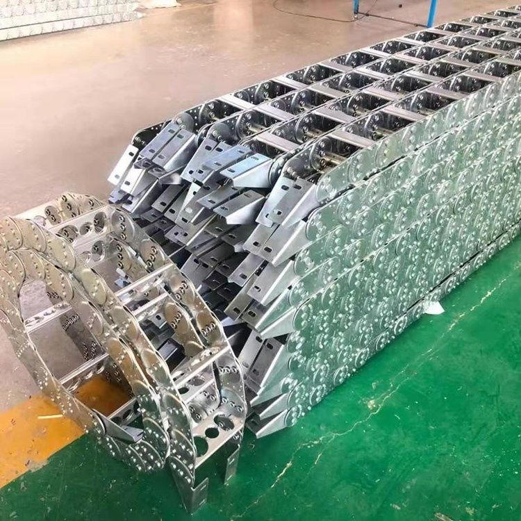 Low Noise Steel Cable Chain Heavy Duty Cable Protection System