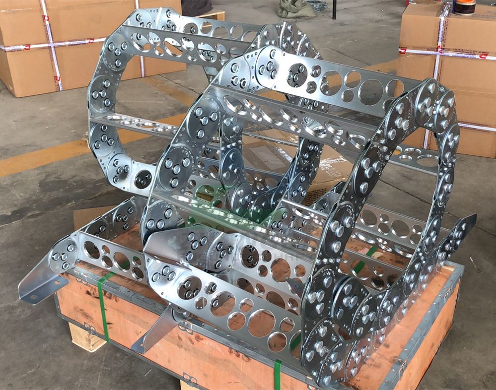Industrial Steel Drag Chain Full Closed Bridge Type for CNC Router