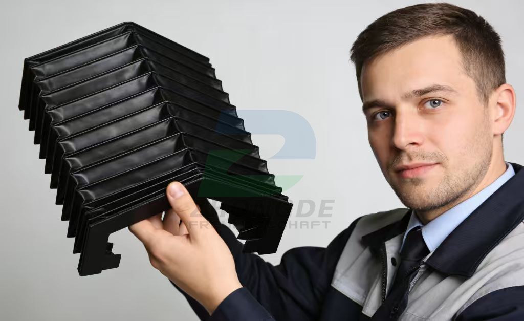 Dustproof Rubber Bellows Cover Telescopic Machine Shield Cover