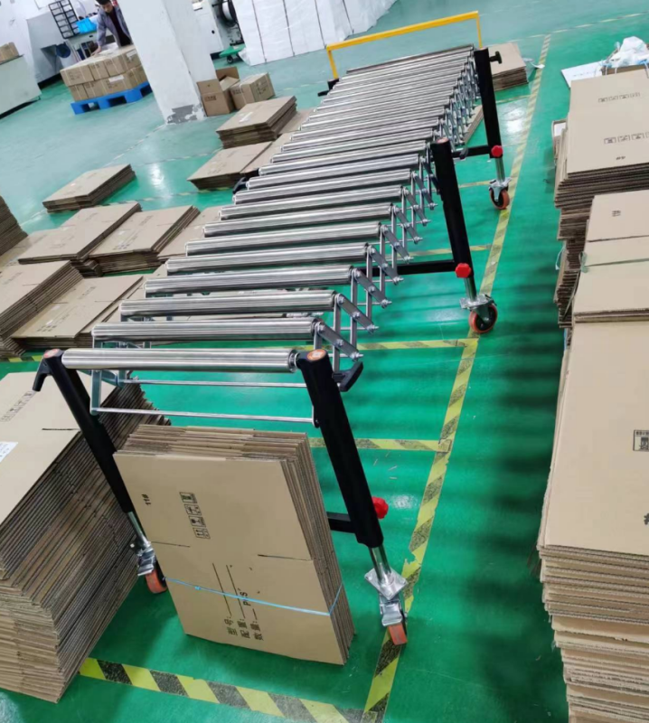 Flexible Powered Roller Conveyor Stainless Steel Roller Conveyor