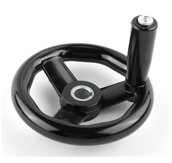 Anti-slip Black Cast Iron Handwheel Mechanical Control Wheel