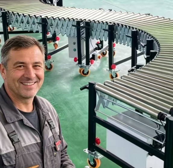 Industrial Heavy Load Gravity Roller Conveyor