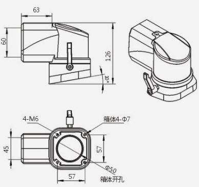 Right angle 10°Box seat