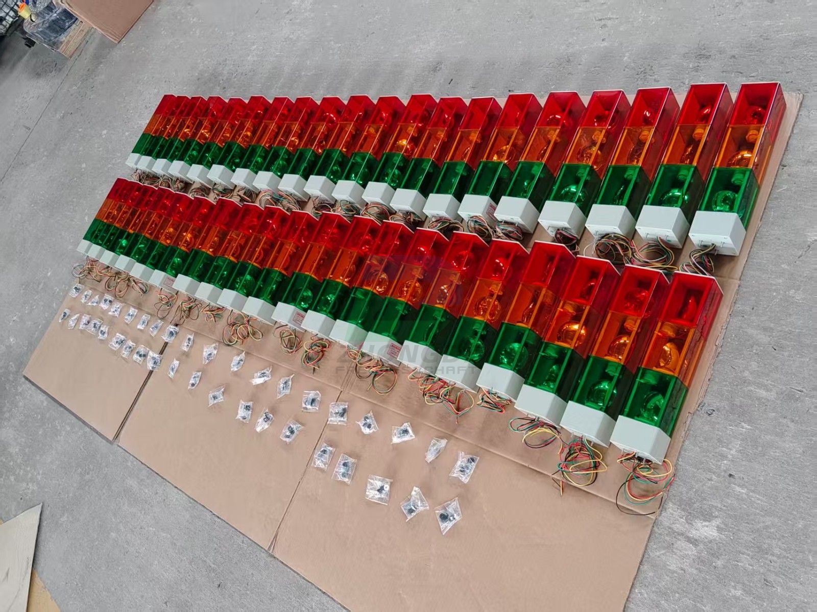 Industrial LED Signal Tower Alarm Caution Light Tower Industrial Warning Light for Machine No Buzzer 2V 24V 110V 220V