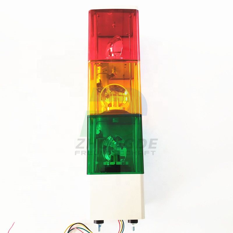 High Brightness Circular/square Warning Light with Buzzer Can Be Used in CNC Milling Machine