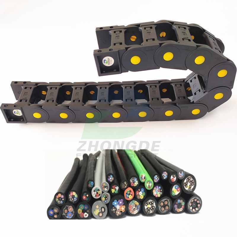 High-speed bridge plastic drag chain, engineering nylon