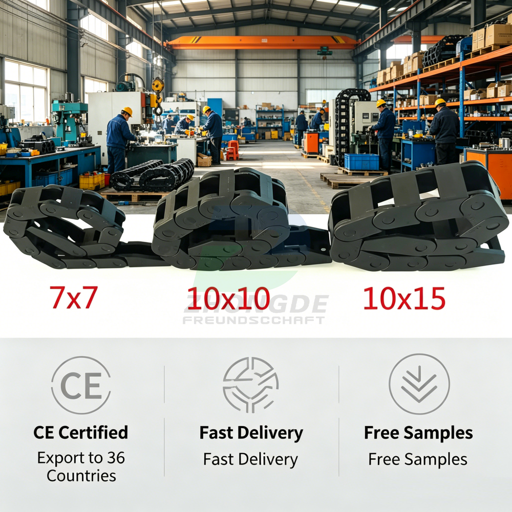 Plastic Cable Drag Chain for CNC Machine Tools